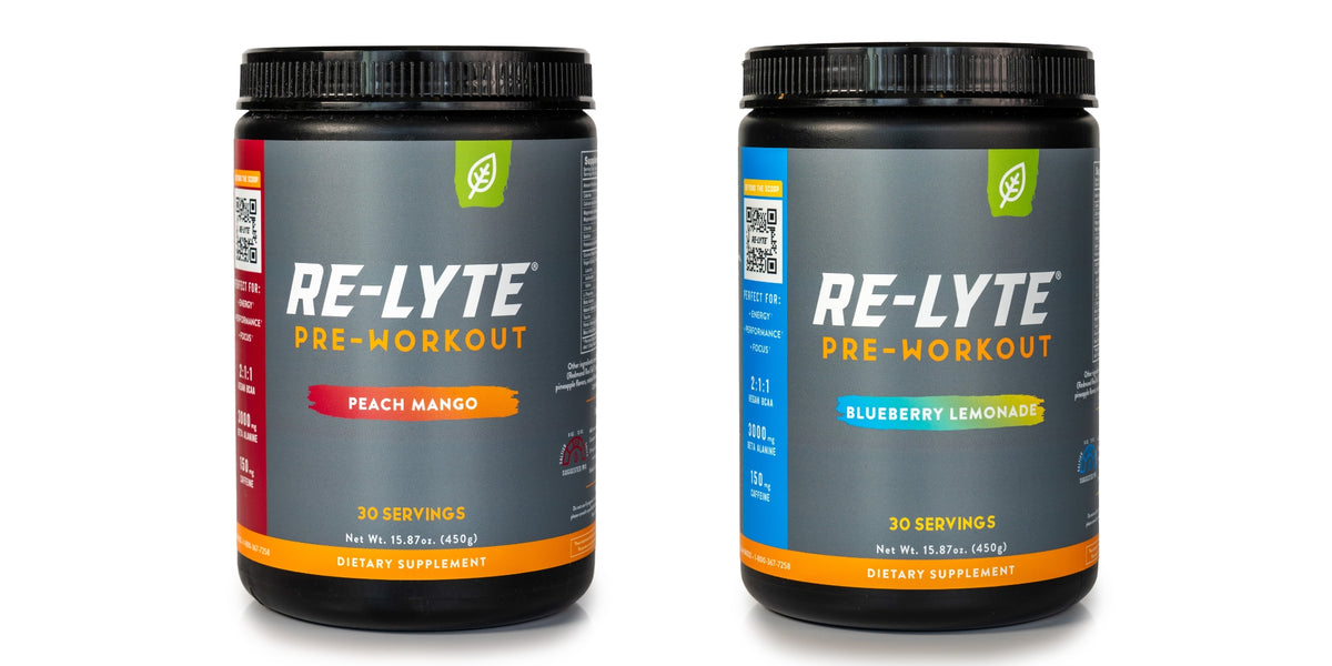 Both Pre-workout Jars on white background