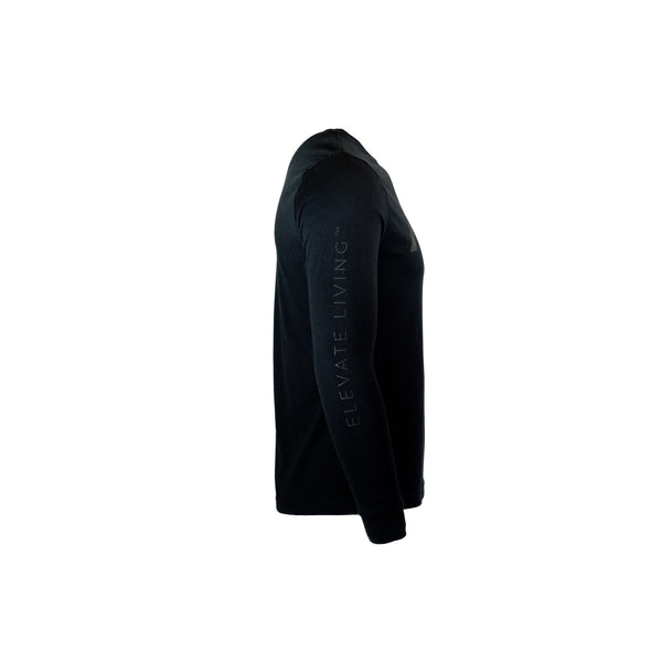 Redmond Peaks Elevate Living Long Sleeve Black Tee